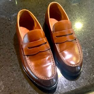 Classic Brown Banana Republic Leather Loafers